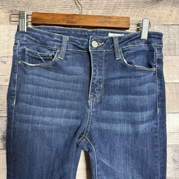 Bridge by Gly Mid Rise Ankle Skinny Jeans Women's Sz 27 Blue - Picture 3 of 9